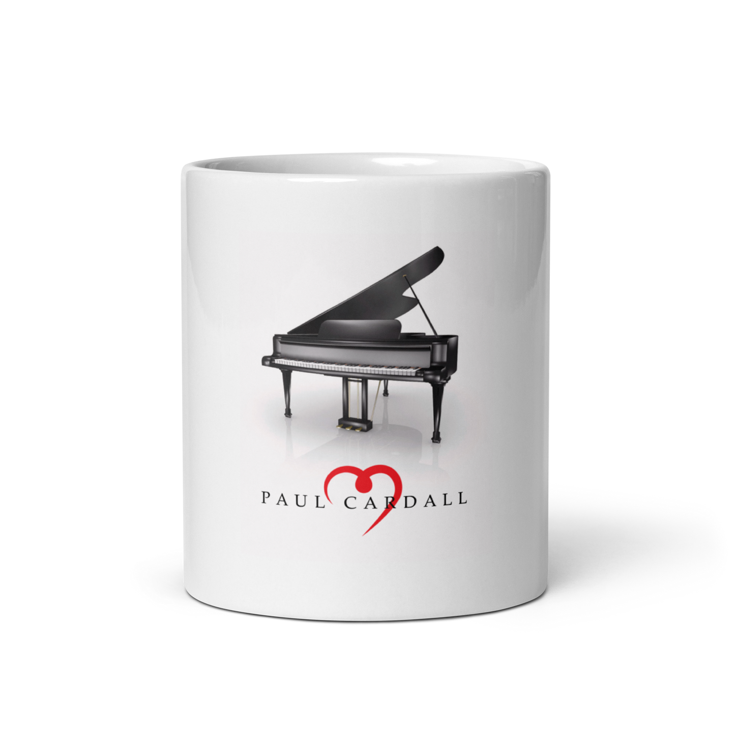 Paul Cardall white glossy mug
