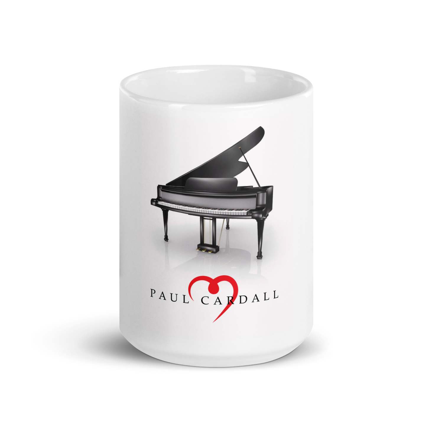 Paul Cardall white glossy mug