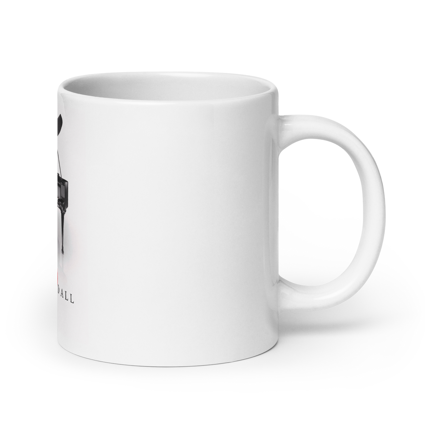Paul Cardall white glossy mug