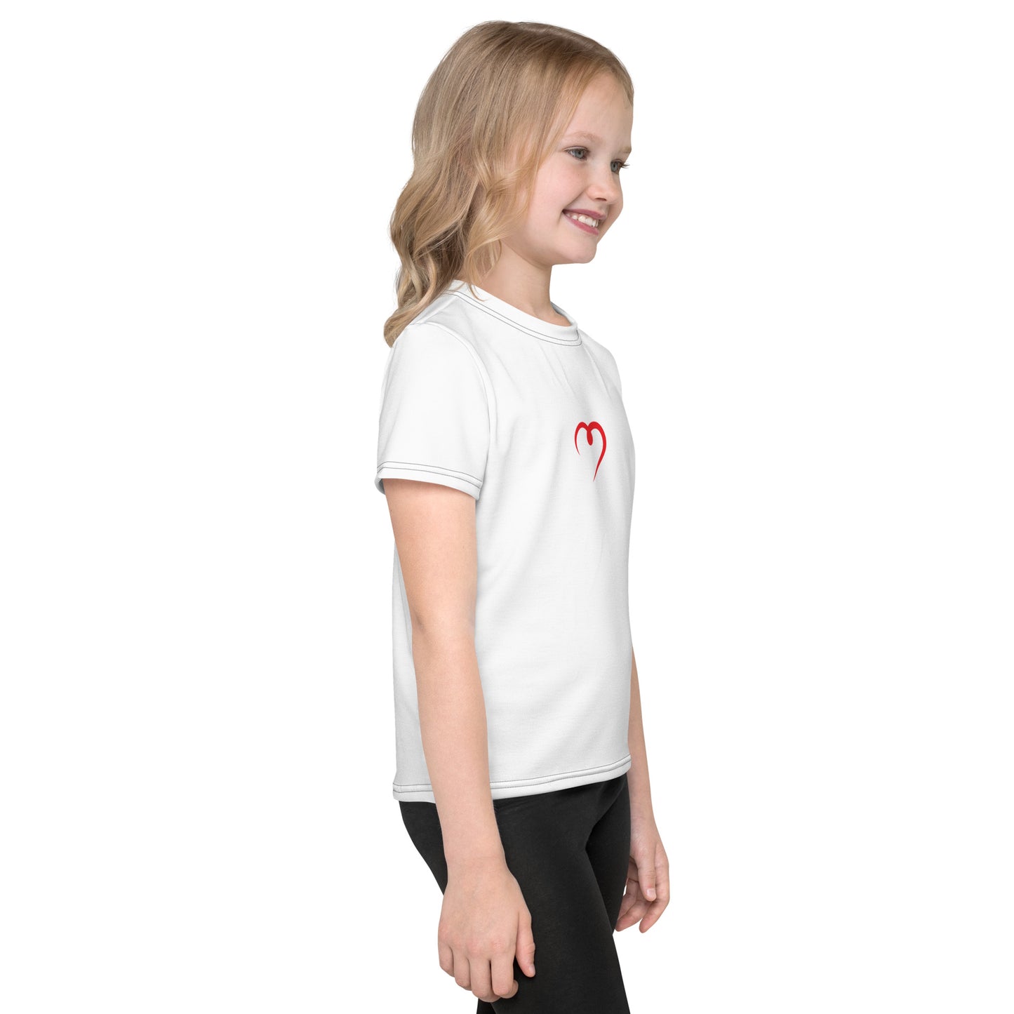 Heart Kids crew neck t-shirt