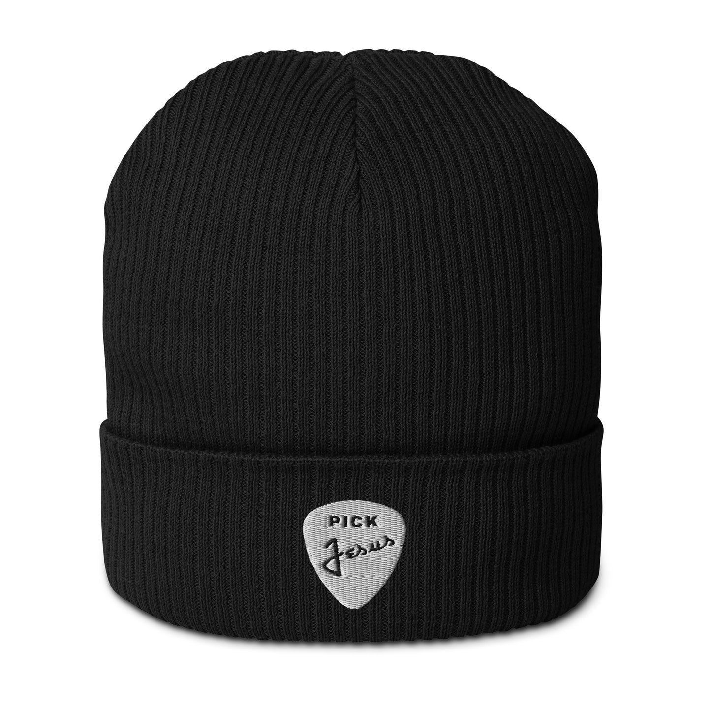 Pic Jesus Organic ribbed beanie