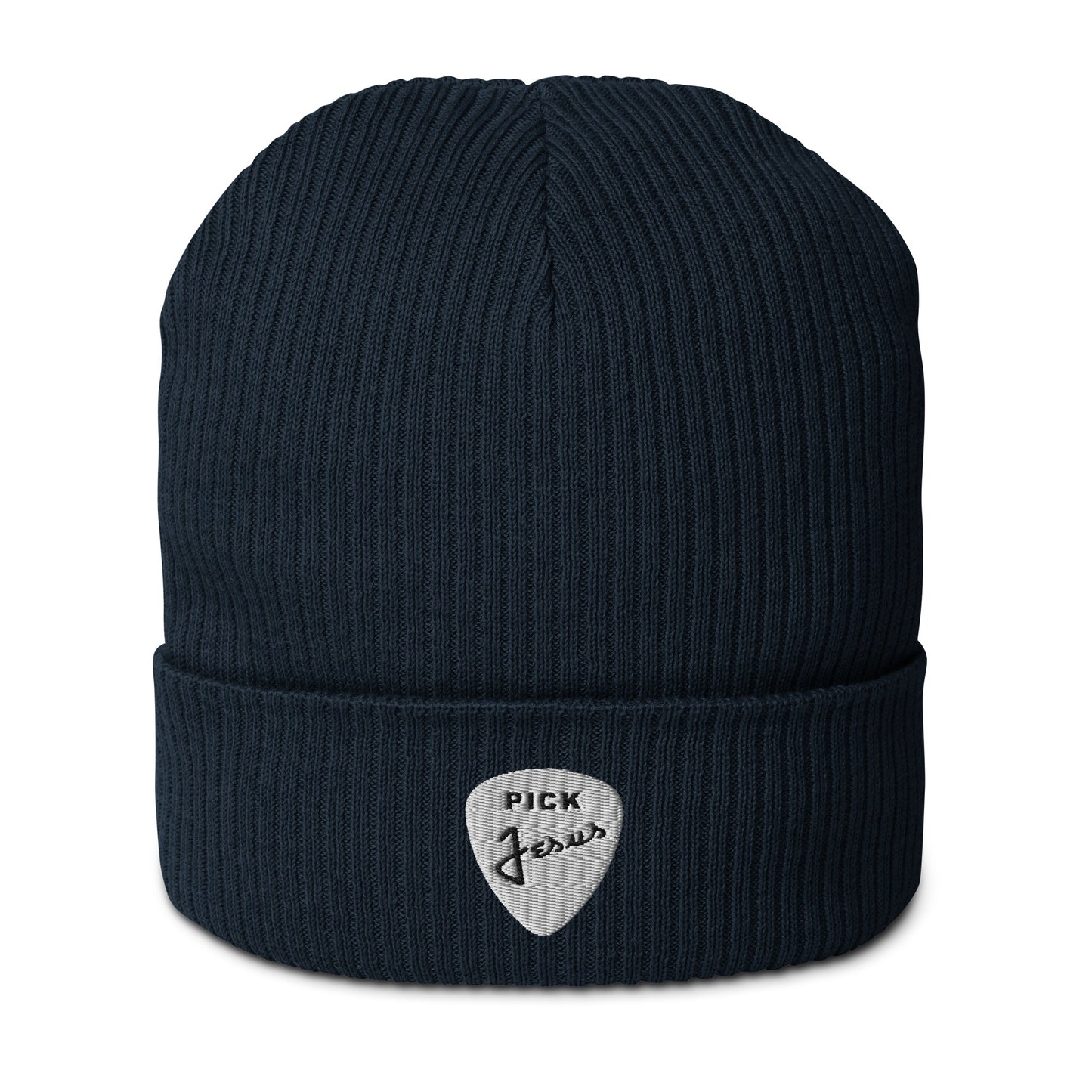 Pic Jesus Organic ribbed beanie